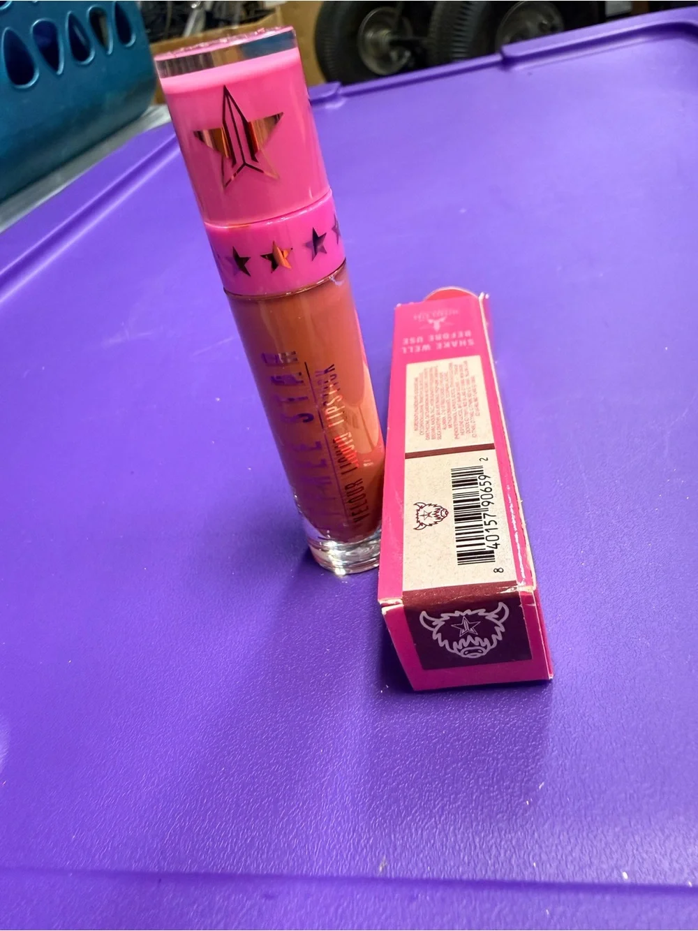 Jeffree Star YAK Velour Liquid Lipstick - Pink Cap, Nude Brown Shade